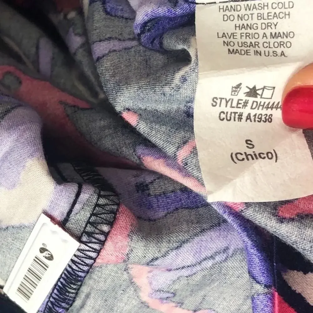 Y2k Urban Outfitters Purple & Pink Swirly Floral Sweetheart Mini Dress Small